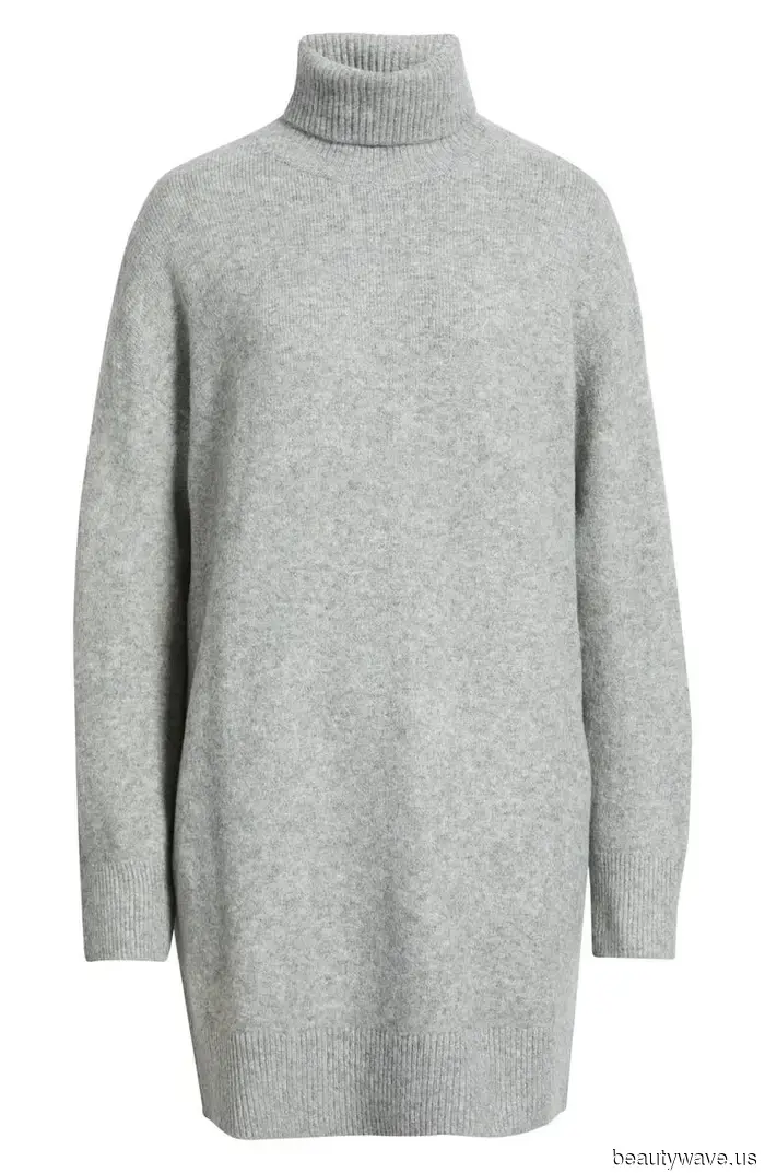 This is the understated dress trend that everyone pairs with boots during the winter.