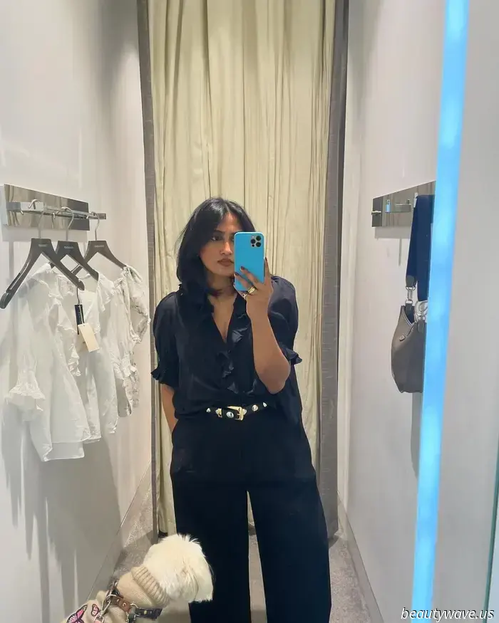 I'm not discarding my white blouses, but I continue to opt for this stylish alternative instead.