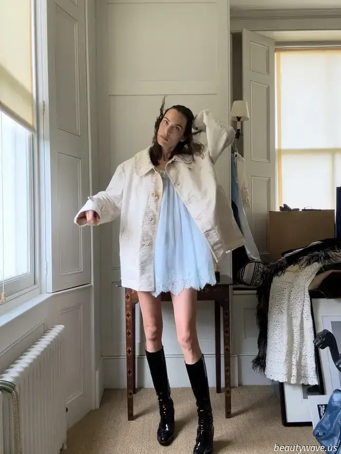 Fashion enthusiasts are already pairing their summer minidresses with the latest shoe trends for autumn.