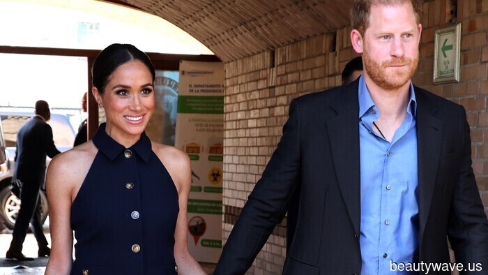 Breaking: Meghan Markle has just shown her support for pairing navy with this ultra-luxe shoe color (and it's neither black nor white).