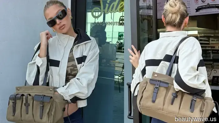 Not Capris, Not Poplin: The Trendy Cool-Girl Pants Elsa Hosk Pairs with Ballet Flats and Windbreakers