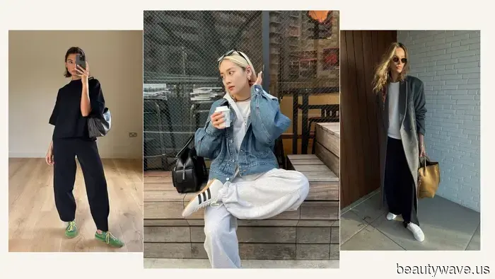 Halten Sie die Stiefel und Loafers&mdash;Jeder mit gutem Geschmack trägt stattdessen minimalistische Outfits mit Turnschuhen.