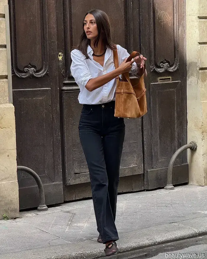 Wenn ich jemanden in Paris sehe, der dieses klassische Jeans-Outfit trägt, weiß ich sofort, dass sie Geschmack haben.