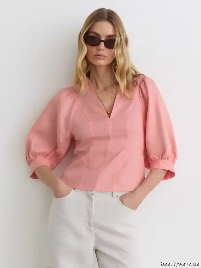 No, not cotton tees: refined dressers will be opting for this lovely top style instead this summer.