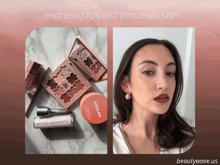 Occhi di cashmere! Pelle HD! Labbra Espresso! 4 Glam Makeup sembra copiare RN