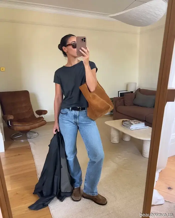 I’m noticing this subtly stylish flat-shoe trend being paired with outfits all over the place this fall.