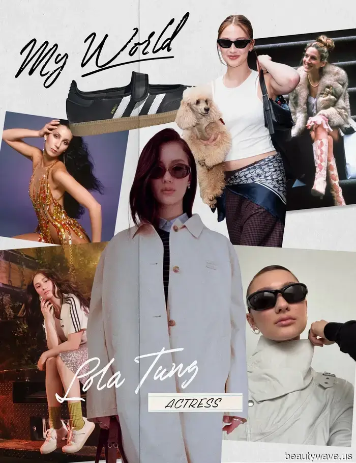 Lola Tung's Universe: The Adidas Sneakers She Admires, Cher Dresses She Dreams Of, and the Patti Smith Book She Hopes to Read.