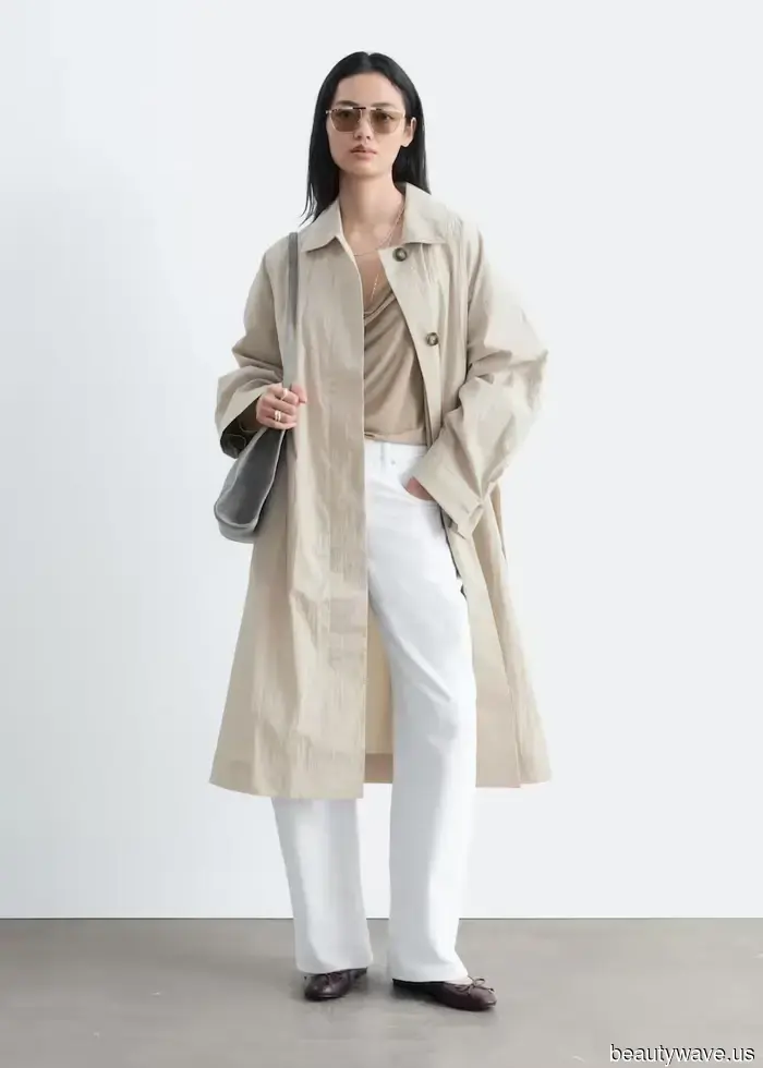 To achieve a French-inspired look with your trench coat this autumn, pair it with this shoe trend instead of trainers.