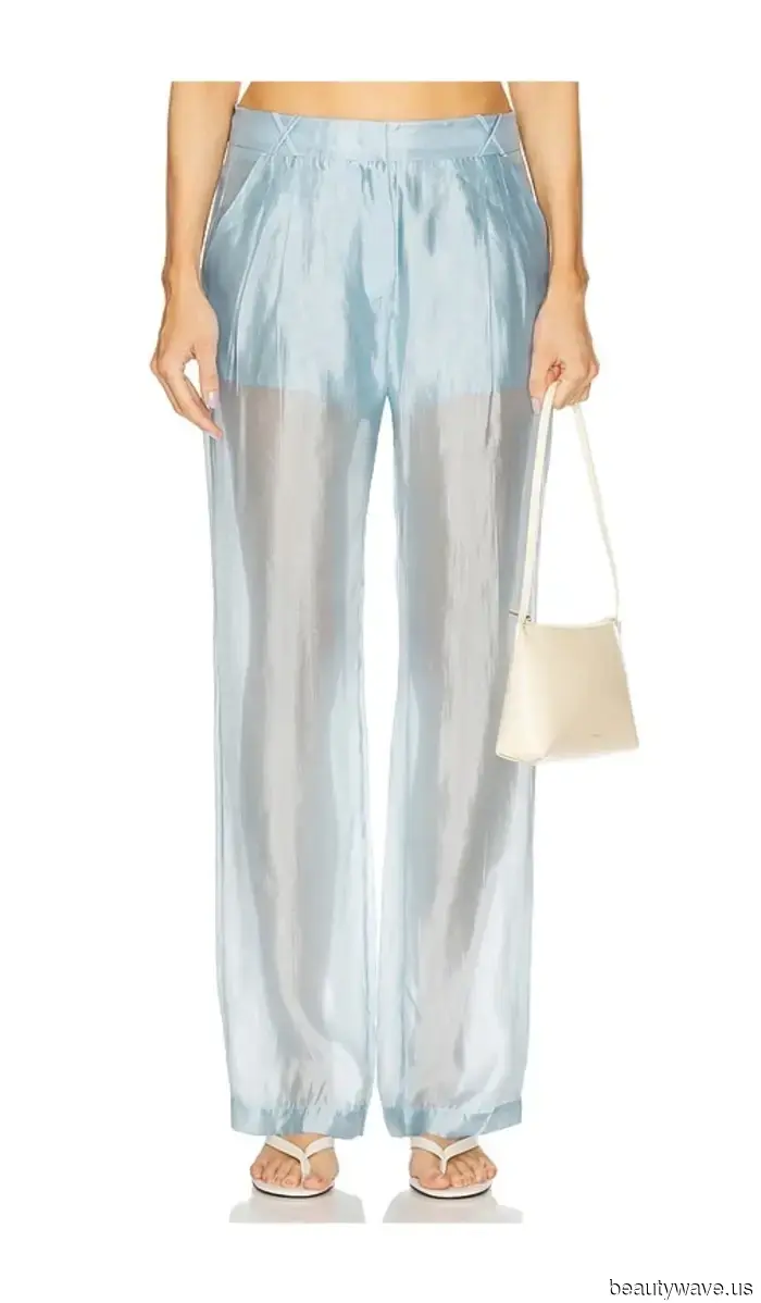 This is the most approachable way to try the sheer clothing trend.