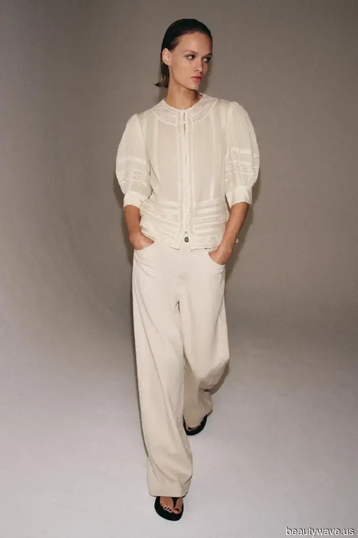 Boho blouses are currently trending, but I believe they pair best with this particular jeans style.