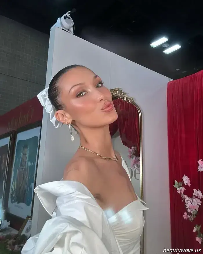 Bella Hadid Tiene un Consejo Genial para Peinar Moños Alisados Sin Gel, así que lo Probé