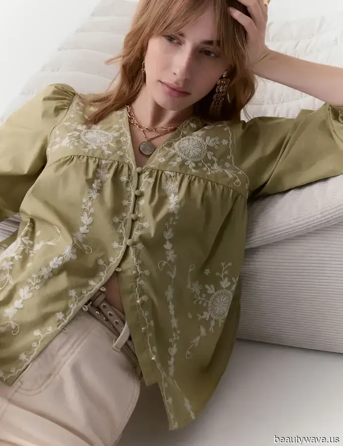M&S has just announced that these 5 blouse trends will enhance the elegance of jeans, skirts, and linen trousers.