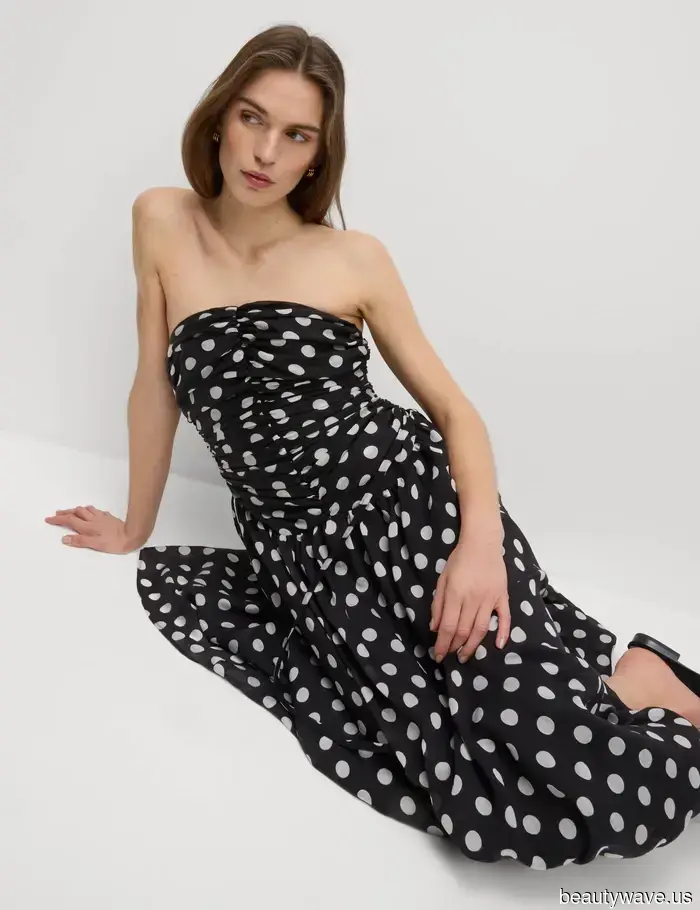 Non chiedermi come, ma indossare vestiti a pois con questo stile di scarpe ti fa sembrare ricca come un'ereditiera.