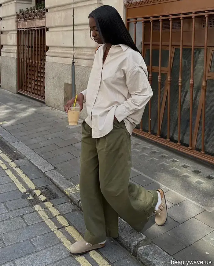 Neither Black nor Brown: This Is the Pant Shade I Noticed Fashion Enthusiasts Sporting from Paris to London.