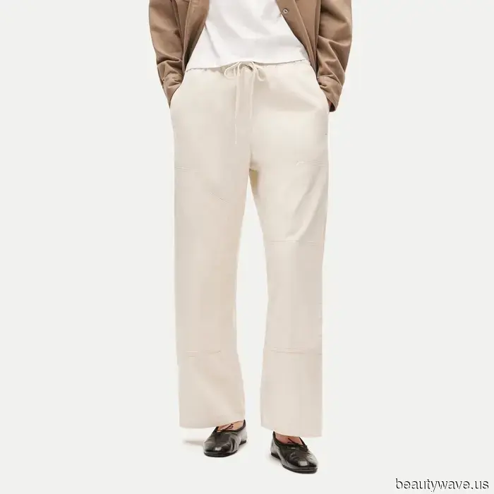 These $98 drawstring pants are a staple in the transitional wardrobe of every It Girl in L.A. and NYC.