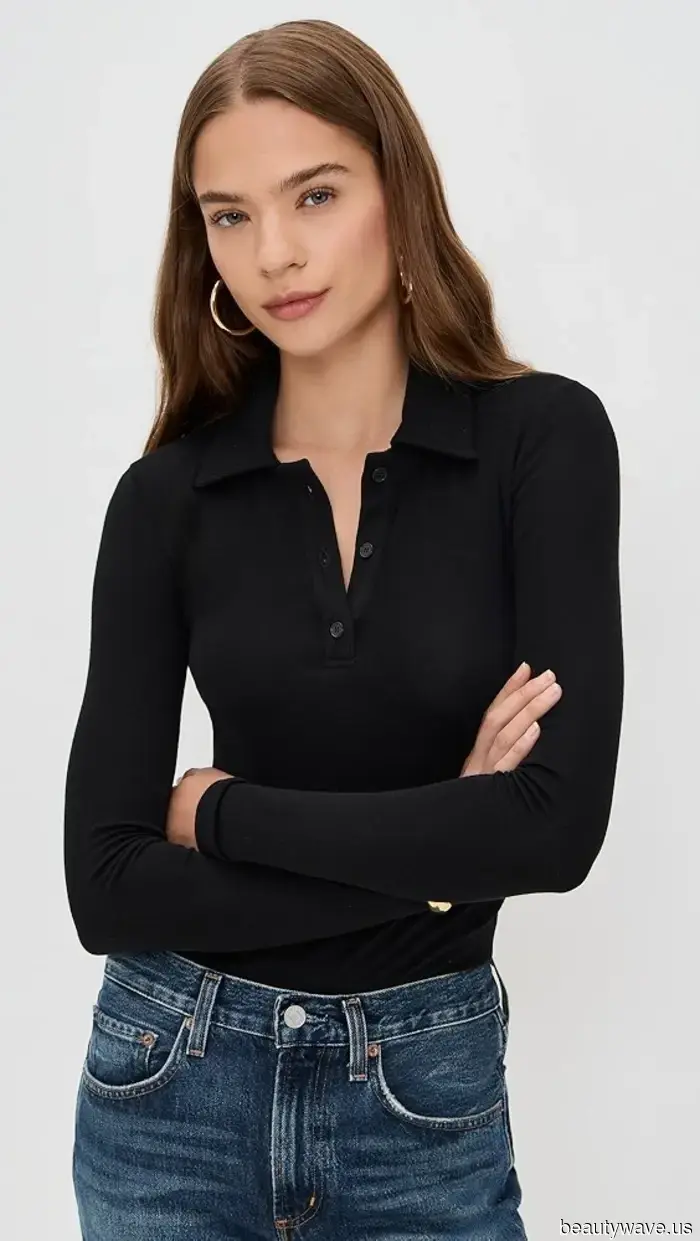 Die besten schwarzen Oberteile, die Sie in diesem Frühling mit Ihren Jeans tragen können