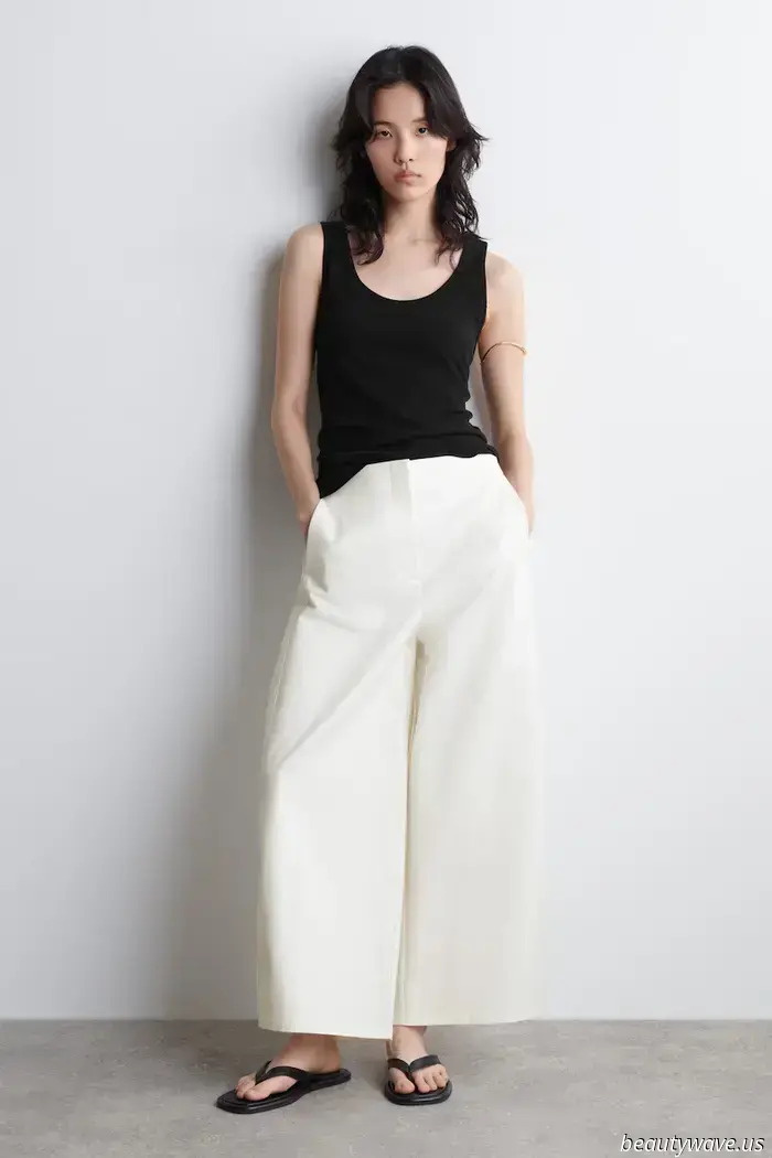 Le donne francesi sanno che questo pantalone anti-denim rende ogni outfit molto più lussuoso.