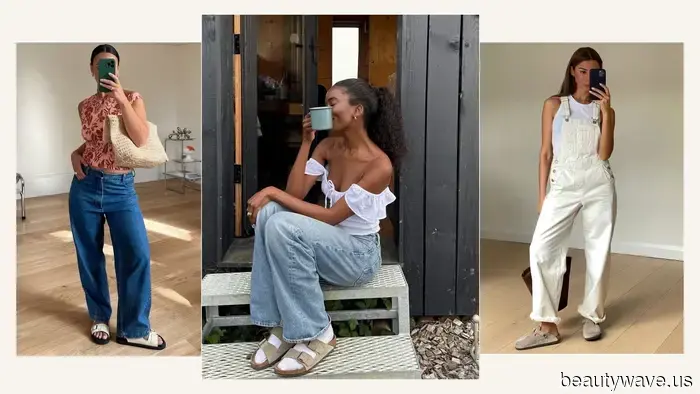 Questi 5 outfit dimostrano che la "scarpa brutta" preferita dalla moda appare così elegante con il denim.