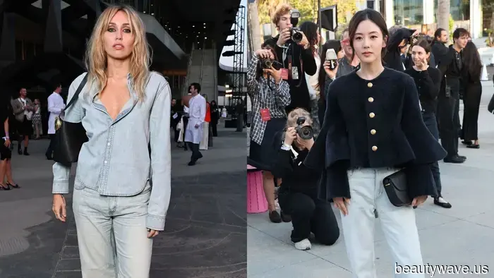 Light-wash jeans were a prominent feature at the Dior show—these shoes will give them a stylish touch for 2026.