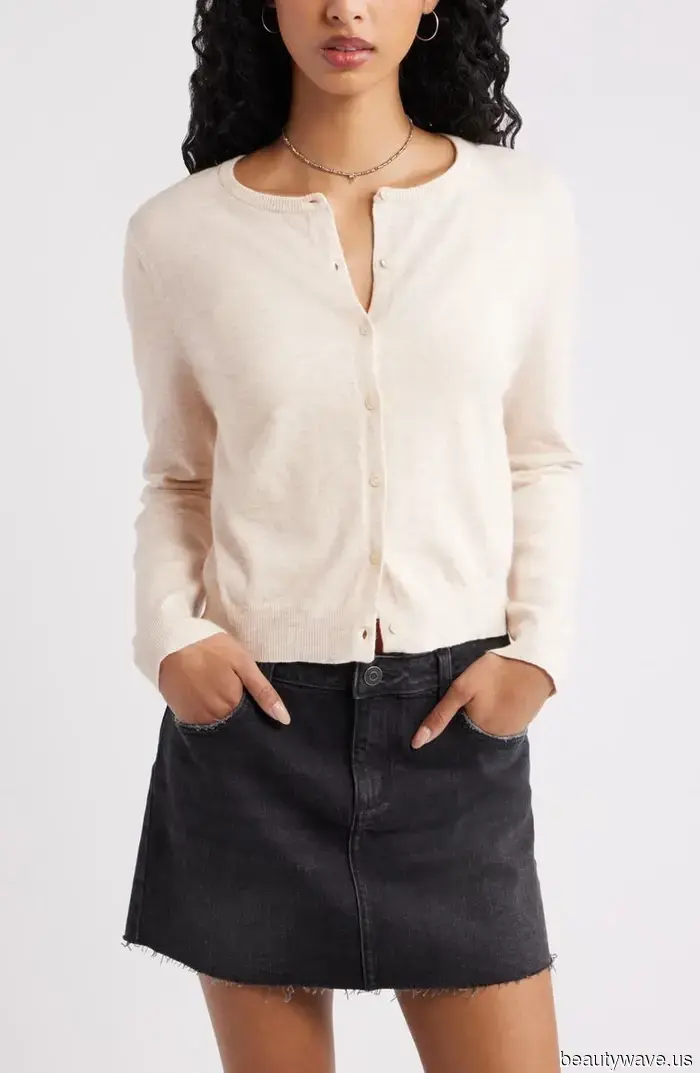 Cualquiera puede usar un cárdigan, pero solo las personas de moda los usan así *como este*