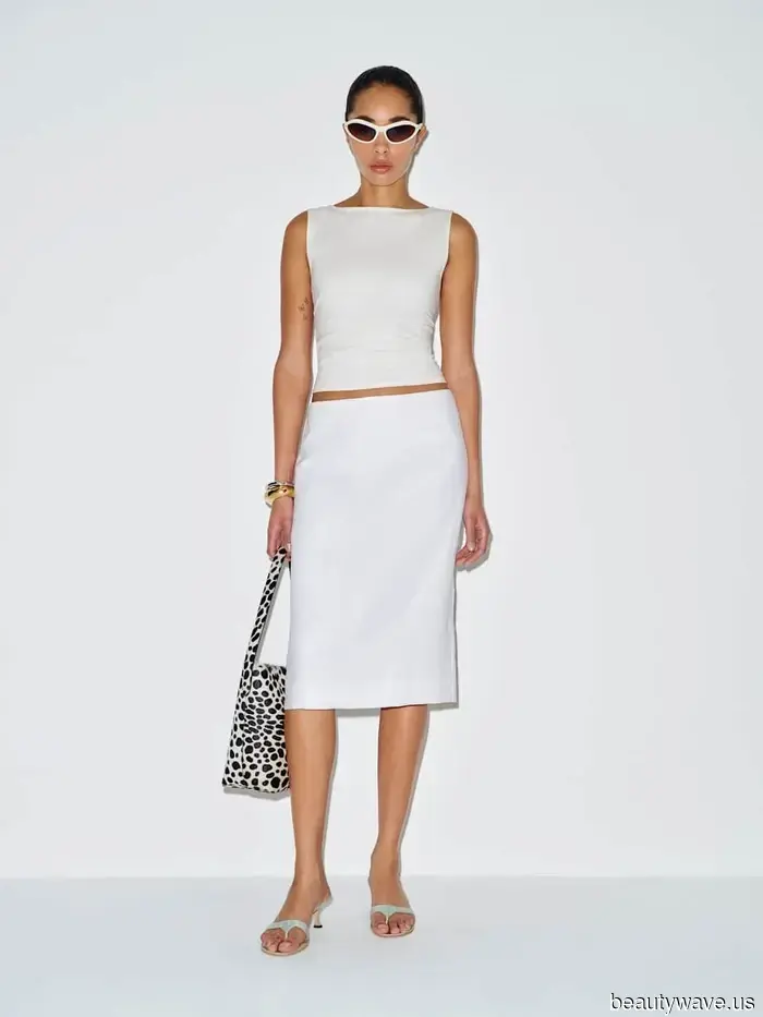 If you want your midi skirt ensemble to have a French vibe—skip the flip-flops and flats and opt for this shoe trend instead.