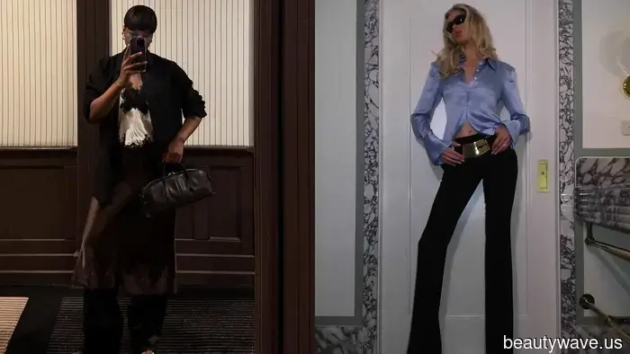 Il completo pantaloni e top elevato che sto copiando dalle persone a Parigi e a New York che non è una maglietta e jeans.