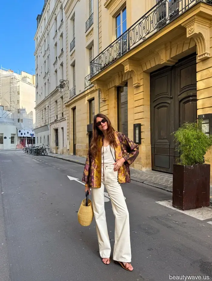 If a fashionable Parisian is in jeans, she pairs them with one of these 7 summer trends.