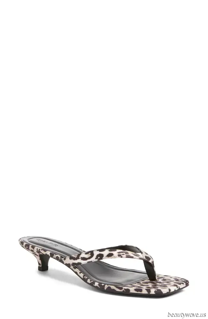 If you're not a fan of flat flip-flops, check out these $50 sandals from Nordstrom that are popular among fashion enthusiasts in NYC.