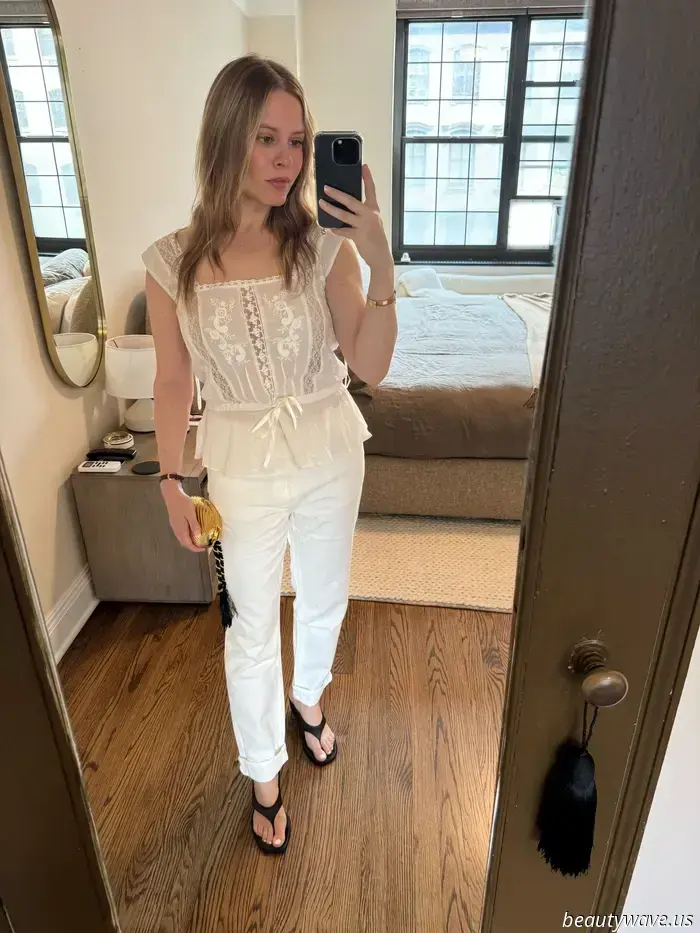 I Tried On the Everlane Items You’re Going to See Everywhere This Summer.