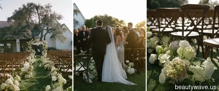 An Elegant Barbecue Feast and a Danielle Frankel Gown Create the Atmosphere for This Fashion Editor's Wedding in Texas.