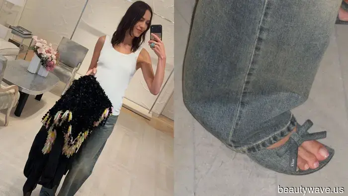 Not Leather, Not Suede—This Heels Trend Truly Looks Most Stylish with Jeans.
