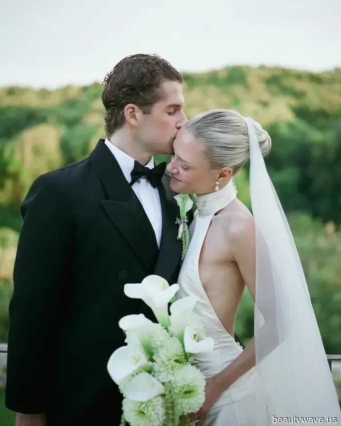 This stylish couple got married at a 19th-century Sicilian masseria in custom outfits created by the bride.