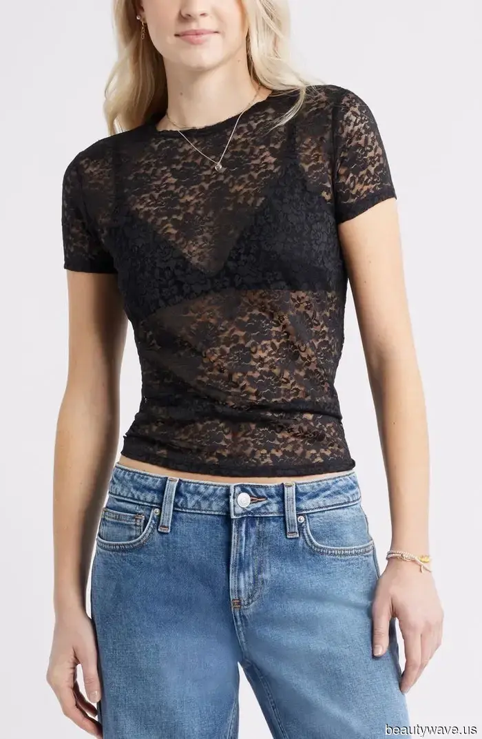 Lace! Sheer! Satin! 31 Stunning Tops to Match With Your Favorite Jeans This Spring