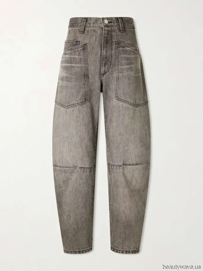 In 2026, the proper way to style barrel-leg jeans does not involve sneakers, loafers, or flip-flops.