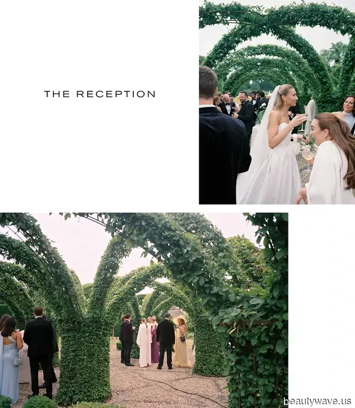 This stunning bride donned a Vera Wang gown and Manolo Blahnik shoes for her sophisticated, timeless countryside wedding.