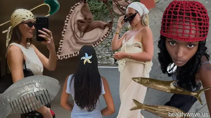 Desde pañuelos de seda hasta gorras de ganchillo, estos son los accesorios para el cabello de verano que las chicas it no pueden dejar de usar.