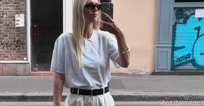 Tutti indossano improvvisamente questo articolo dall'aspetto costoso con pantaloni bianchi