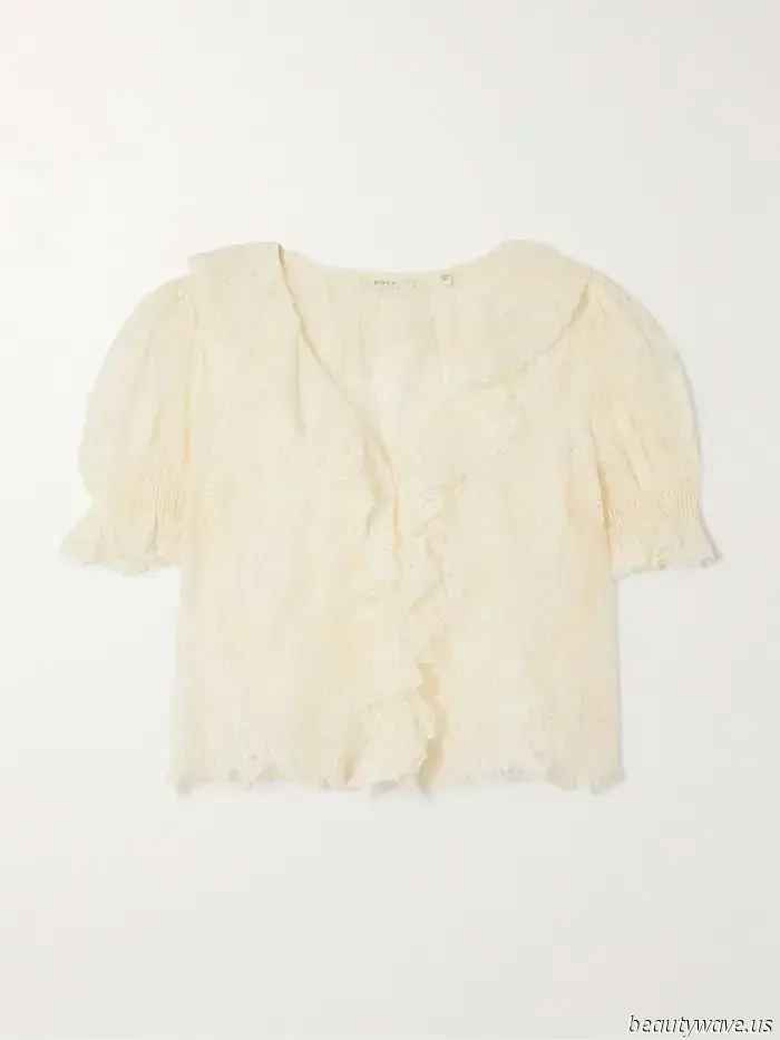 Der Trend zu hübschen Tops, den alle in der Mode nutzen, um ihre Jeans aufzuwerten.