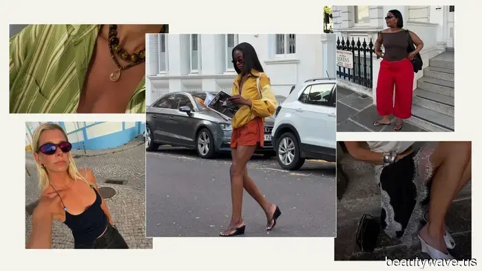 Von Spitzenbesätzen bis zu Absatz-Flip-Flops&mdash;7 Sommer-Mikro-Trends, die das Londoner Style-Set nicht aufhören kann zu tragen