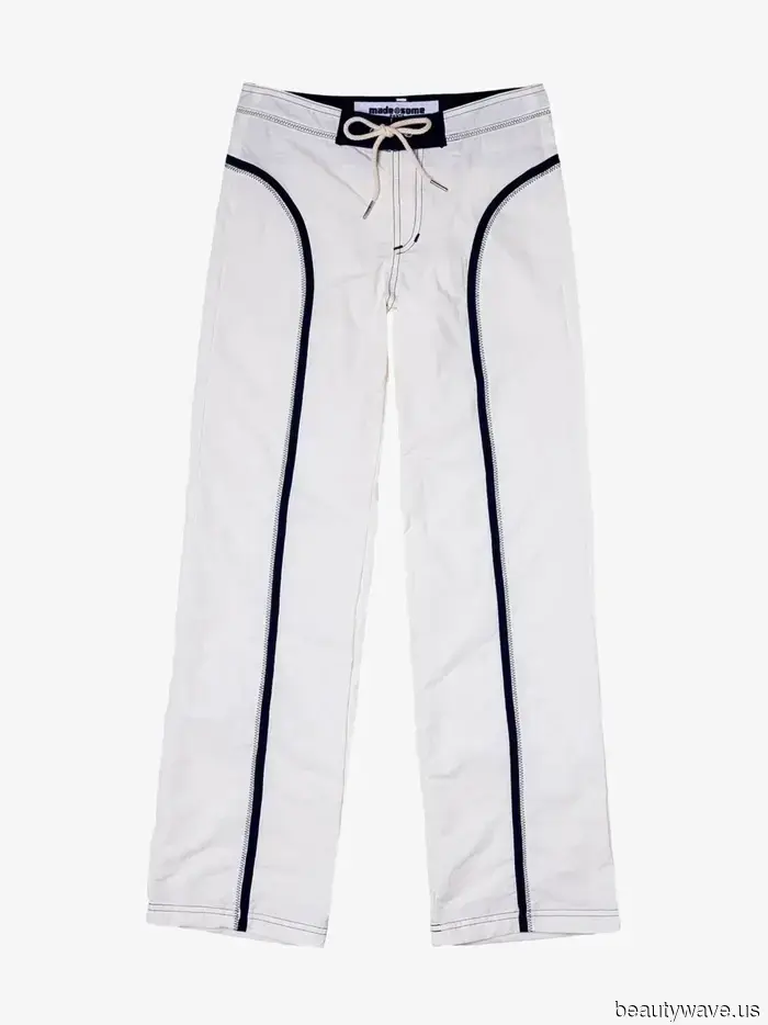 Der unerwartete Hosen-Trend, den coole Mädchen mit Bikinis, Tops und Flip-Flops tragen
