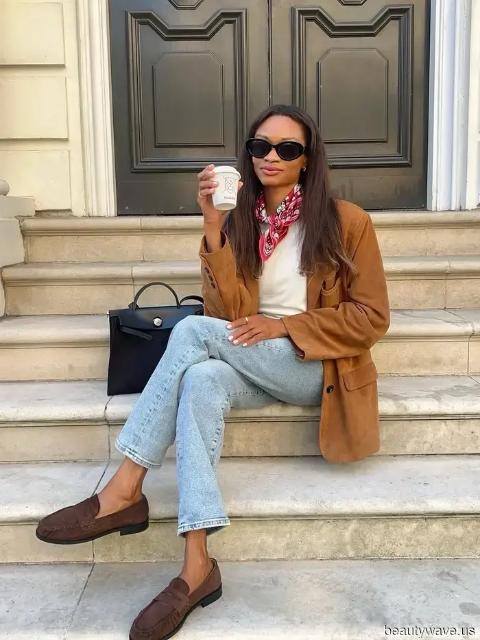 Everyone with great taste is currently pairing jeans with this particular style of jacket.