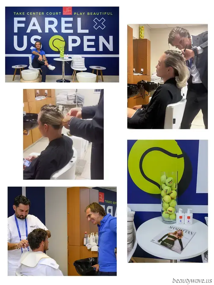 Juego, set, corte: Todo el mundo quiere una cita en este salón ultra exclusivo del US Open
