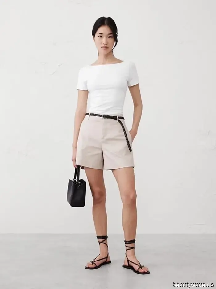 Neither V-Neck nor Crewneck: This T-Shirt Style Is More Sophisticated and Endorsed by Sabrina Carpenter