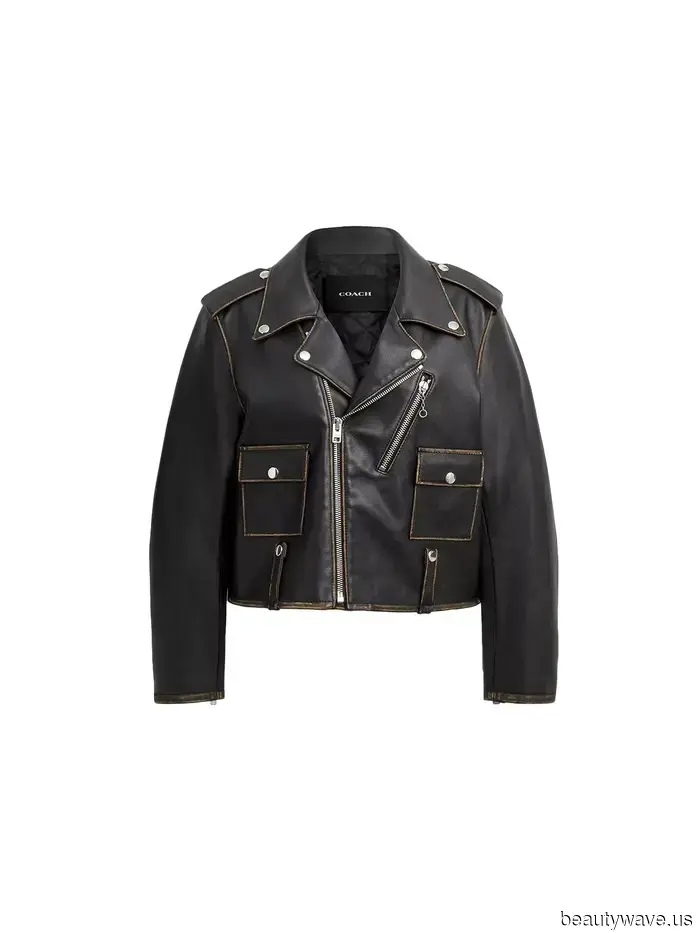 Neither Brown Nor Black—The Leather Jacket Trend That Every Stylish Person Is Combining With Jeans and Skirts This Fall.