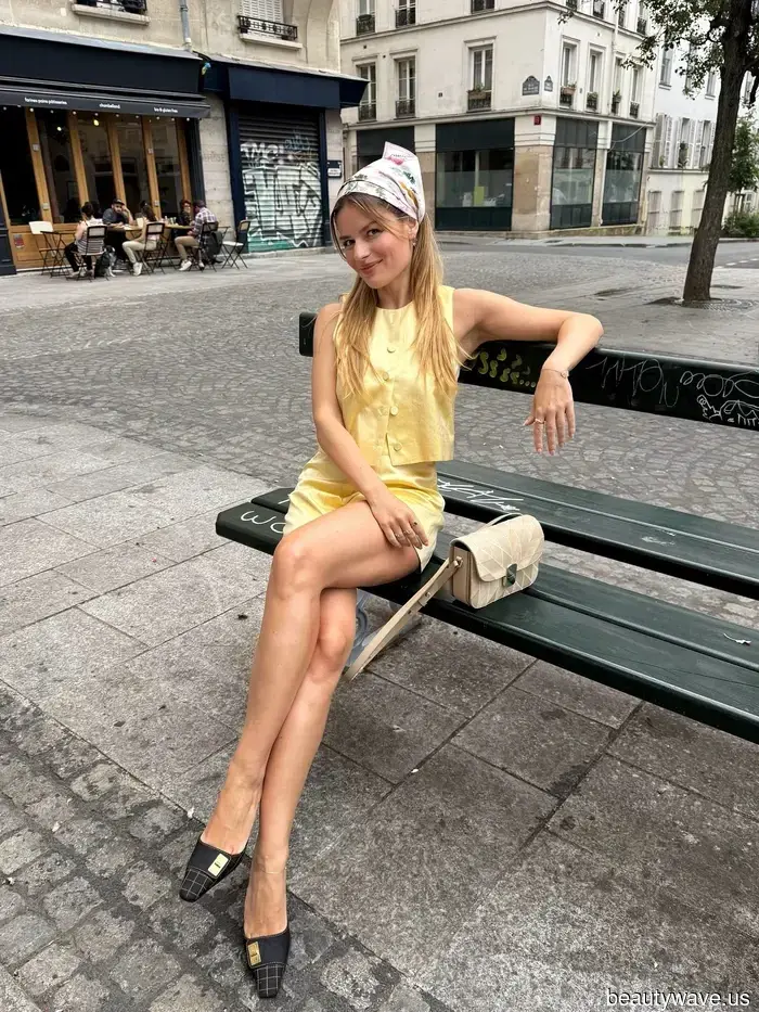 Suddenly, blouses are everywhere—but only the most stylish individuals are donning them in this particular hue.