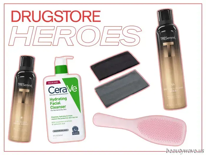 Vom 13-Dollar Glanzspray bis zum 7-Dollar Stirnband: Die Drogisten-Schätze, die eine Promi-Hairstylistin in ihrem Set hat