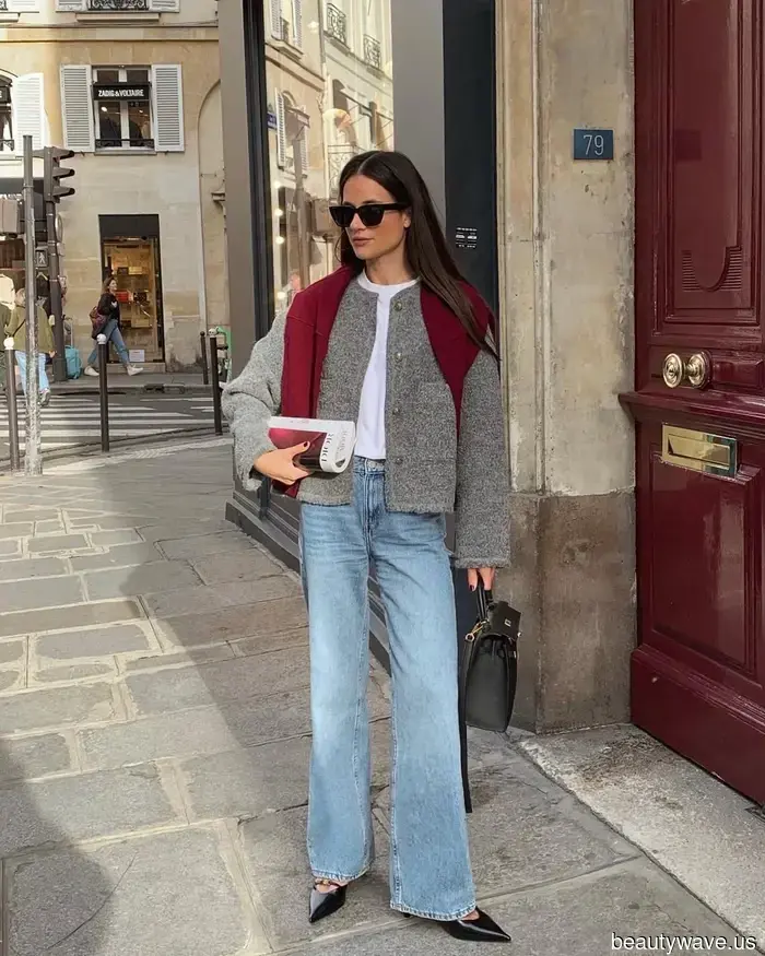 French Women Master Transitional Dressing—5 Classic Jackets They Are Pairing With Jeans Right Now