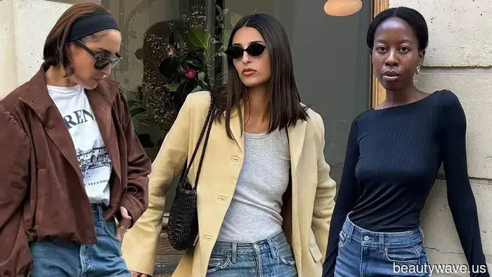 Indeed, ballet flats pair well with skirts, but they look even better in this Parisian-endorsed combination.