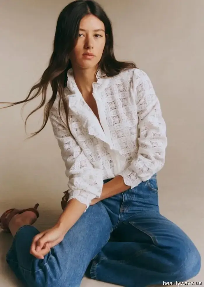 Lo he encontrado: La parte superior de chica francesa de culto que las mujeres en París usan para elevar jeans, pantalones de lino y faldas.