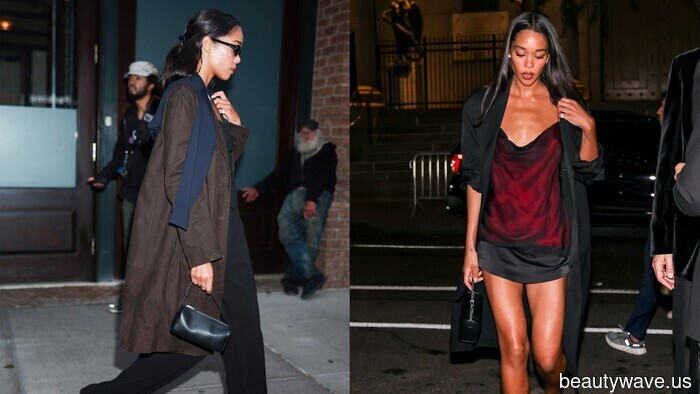 Laura Harrier Can't Get Enough of This Classic The Row Bag (and It's Not a Margaux)